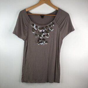 Ann Taylor Short Sleeve Top Size M